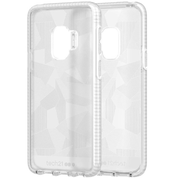 Tech21 Evo Edge for Samsung Galaxy S9 - Clear/White - Picture 1 of 4